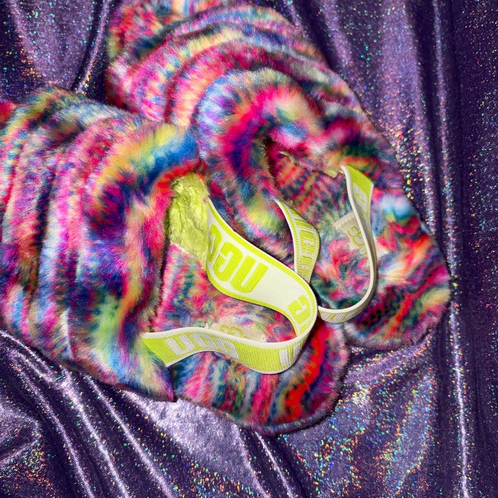 UGG Fluff Yeah Pixelate Slide Slipper - image 3